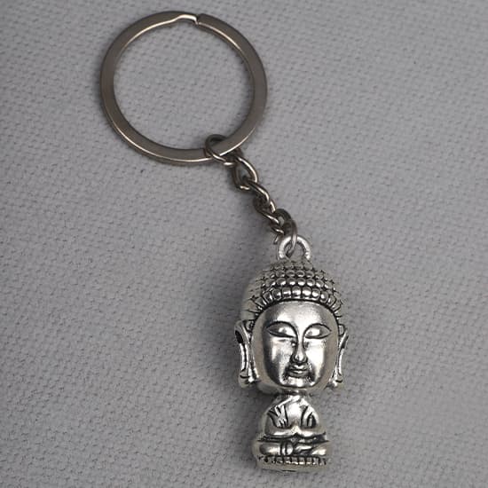 Small Buddha Figure Keyring