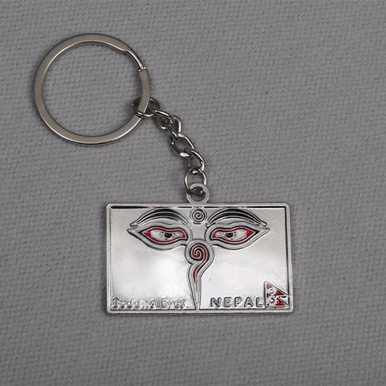 Buddha Eyes Keyring