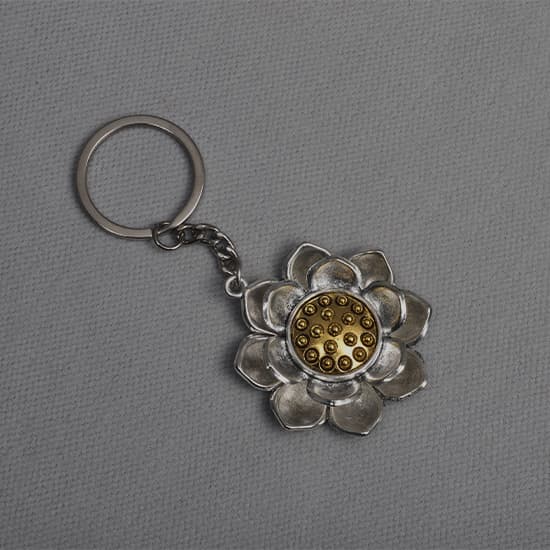 Rotating Flower Keyrings